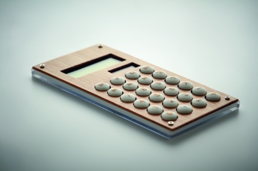 Logotrade promotional products photo of: 8 digit bamboo calculator