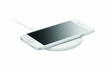 Logo trade business gift photo of: ABS wireless charger 10W