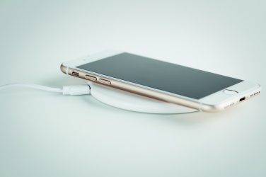 Logo trade advertising products image of: ABS wireless charger 10W