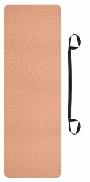 Logo trade promotional giveaways image of: Cork yoga mat