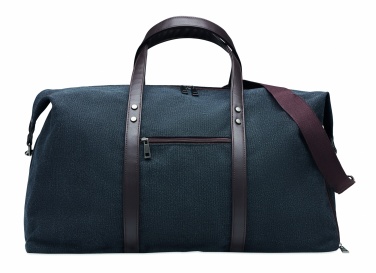 Logo trade promotional gift photo of: Weekend bag in canvas 450gr/m²