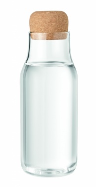 Logo trade promotional items picture of: Glass bottle cork lid 600 ml
