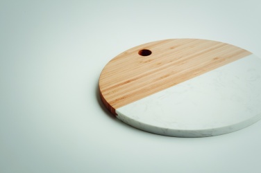 Logotrade promotional product picture of: Marble/ bamboo serving board
