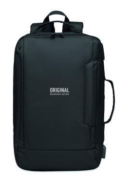Logotrade promotional gift picture of: Laptop backpack in 300D RPET