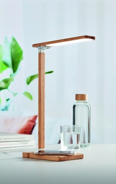 Logo trade promotional gifts picture of: Desktop light and charger 10W