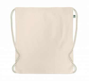 Logotrade promotional item image of: Organic cotton drawstring bag