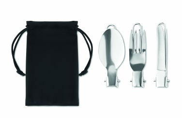 Logo trade corporate gift photo of: 3-piece camping cutlery set