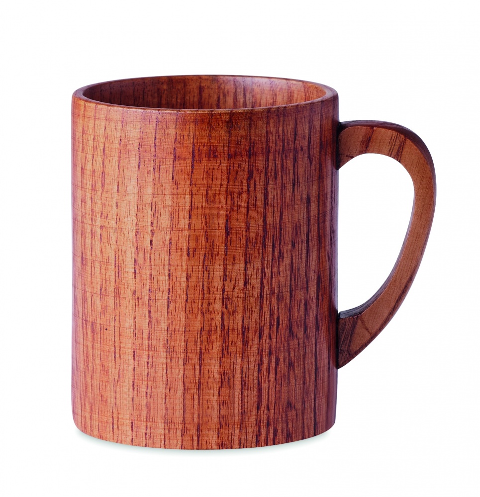 Logotrade promotional giveaways photo of: Oak wooden mug 280 ml