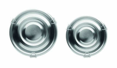 Logotrade corporate gift image of: Set of 2 stainless steel boxes