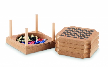 Logotrade promotional gift picture of: 4-piece coaster game set