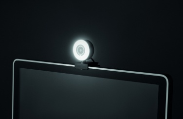 Logo trade promotional giveaways picture of: 1080P HD webcam and ring light