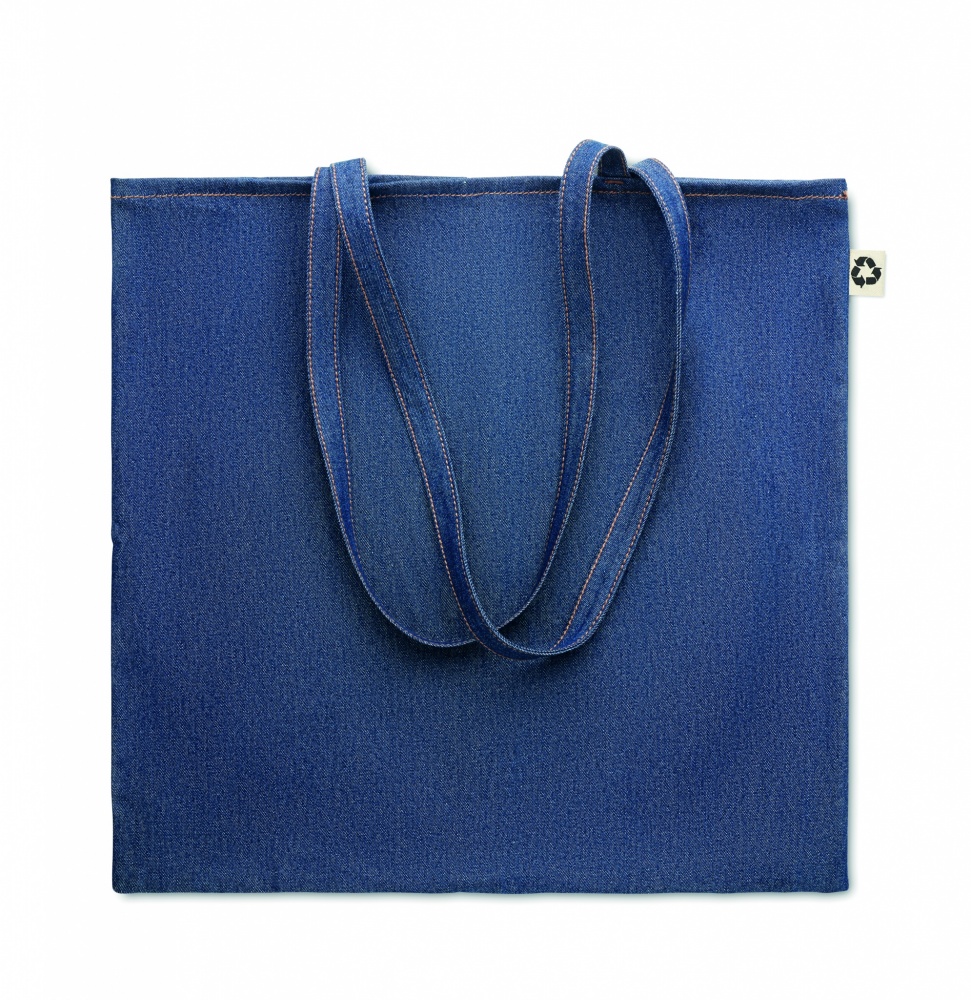 Logo trade corporate gifts picture of: Recycled denim shopping bag