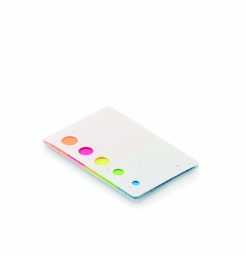 Logo trade promotional items image of: Seed paper page markers pad