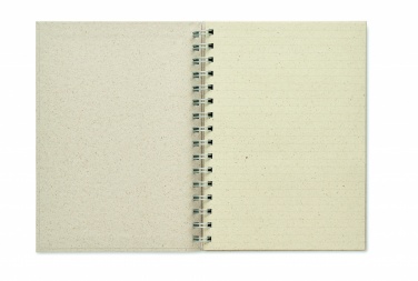 Logotrade business gift image of: A5 grass notebook 80 lined