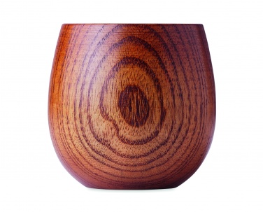 Logo trade promotional gift photo of: Oak wooden mug 250 ml
