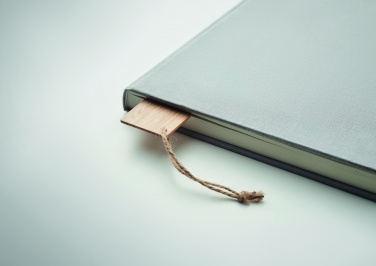 Logo trade promotional merchandise image of: Bamboo bookmark