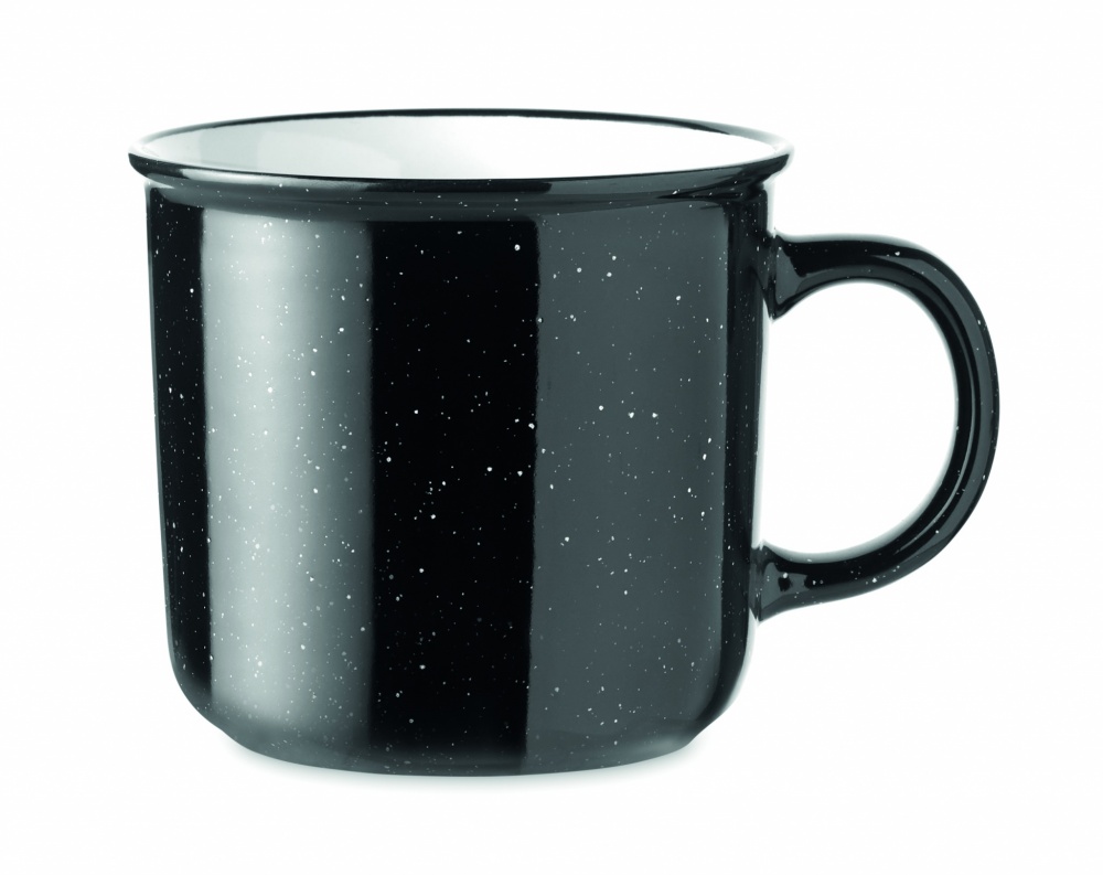 Logo trade promotional giveaways image of: Ceramic vintage mug 400 ml