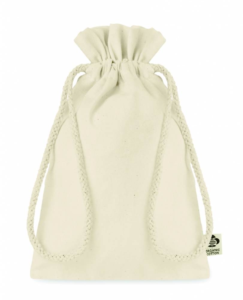 Logotrade promotional giveaway picture of: Small organic cotton gift bag