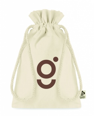 Logotrade promotional gifts photo of: Small organic cotton gift bag