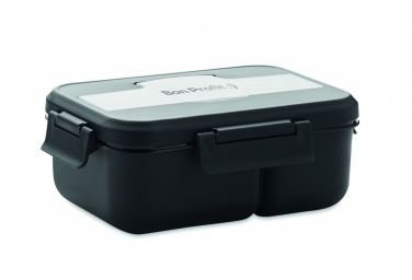 Logo trade promotional items picture of: Lunch box with cutlery in PP