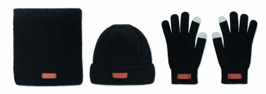Logo trade promotional product photo of: Set of 3 RPET winter pieces