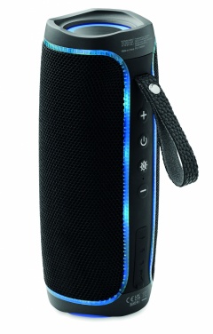 Logo trade promotional giveaways picture of: 2x5 LED Wireless speaker IPX4