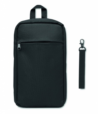 Logotrade advertising product image of: Cross chest bag in 600D Rpet