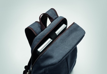 Logotrade promotional merchandise image of: Laptop backpack in canvas