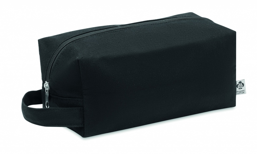 Logotrade advertising product image of: Canvas cosmetic bag 220 gr/m²