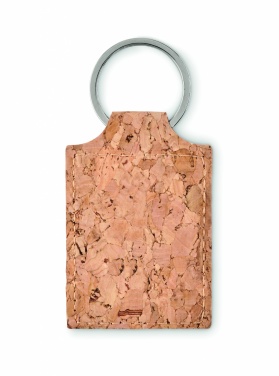 Logotrade corporate gift picture of: Rectangular cork key ring Imatra