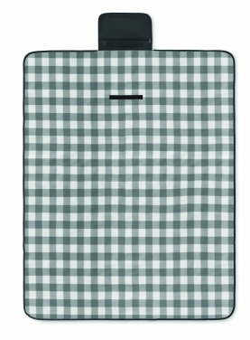 Logo trade promotional gifts image of: RPET fleece blanket 150 gr/m²
