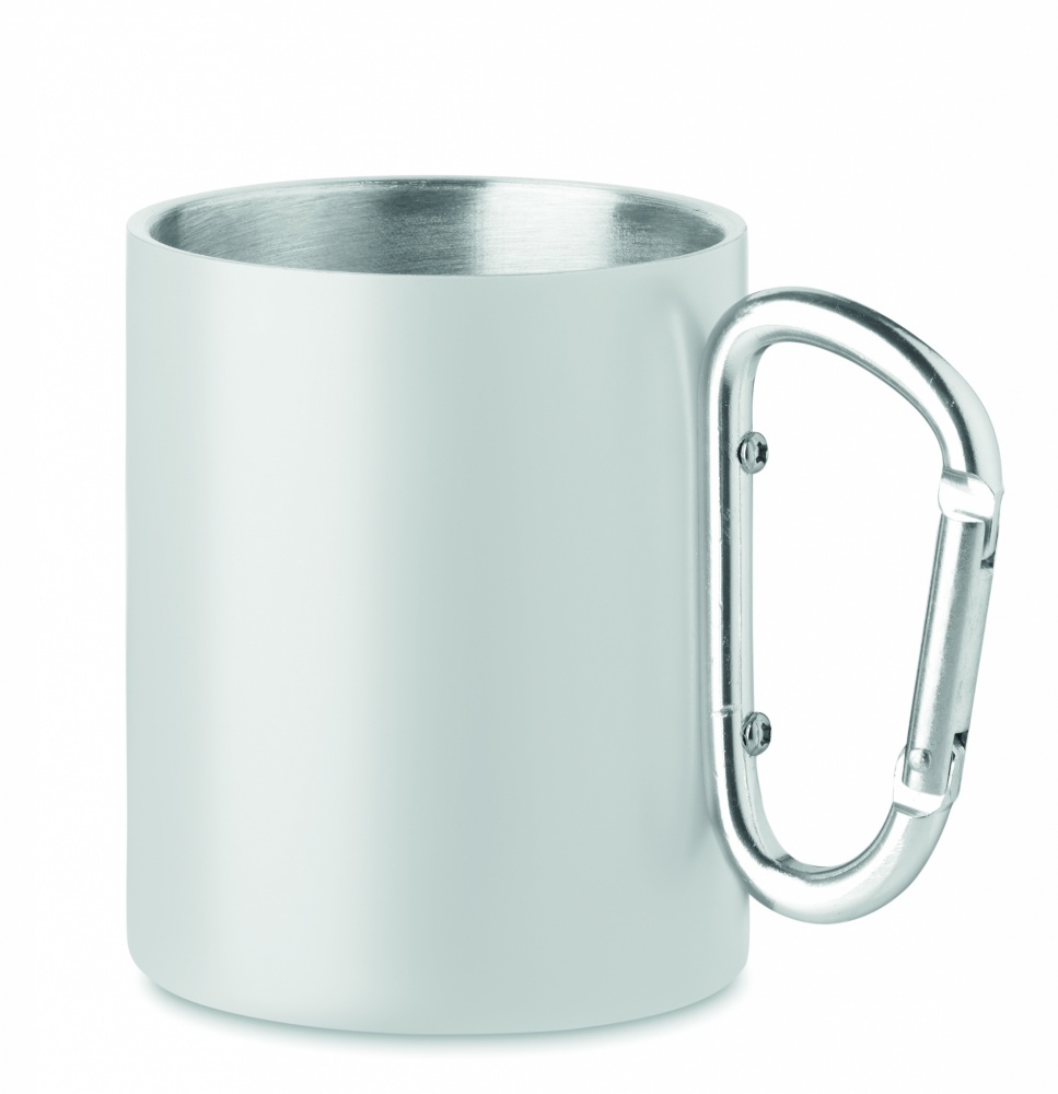 Logo trade promotional item photo of: Metal mug and carabiner handle