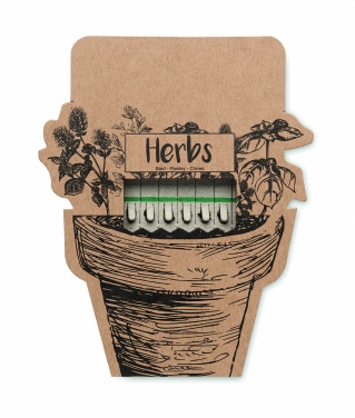 Logo trade promotional merchandise picture of: Herb seeds sticks