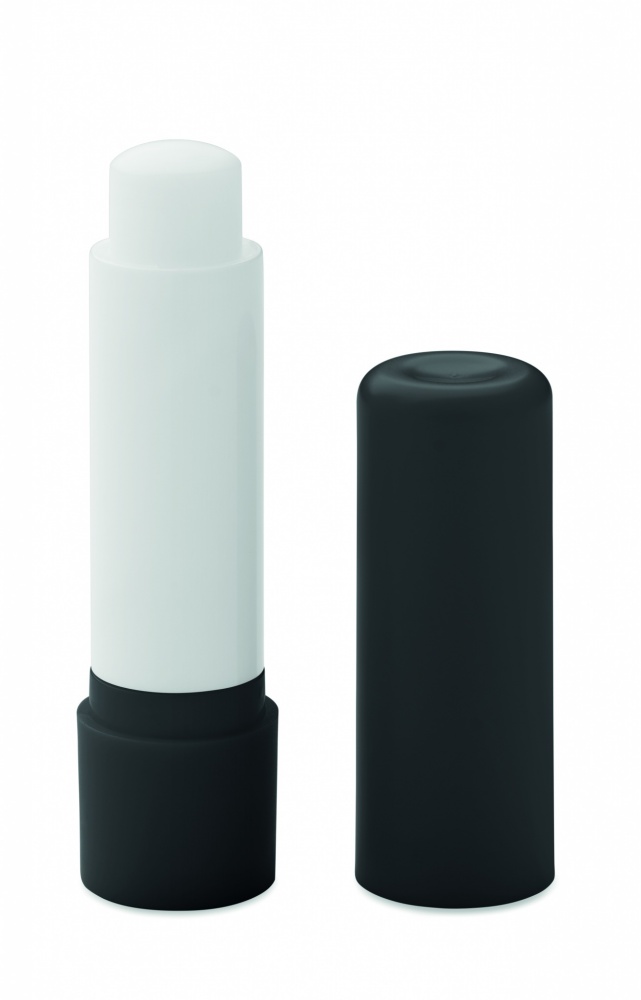 Logo trade promotional gift photo of: Vegan lip balm in recycled ABS