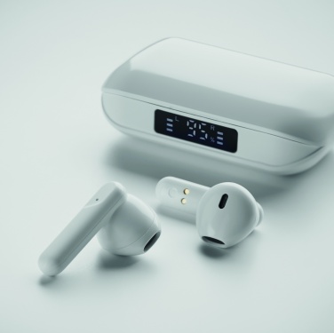 Logo trade advertising product photo of: Recycled ABS TWS earbuds