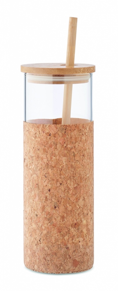 Logo trade corporate gift photo of: Glass tumbler sleeve 450 ml