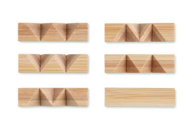 Logotrade advertising products photo of: Bamboo brain teaser star shape