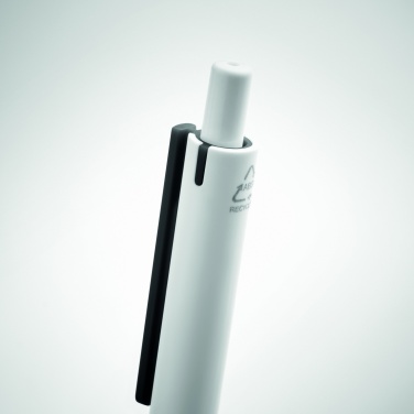 Logotrade promotional giveaway picture of: Recycled ABS push button pen
