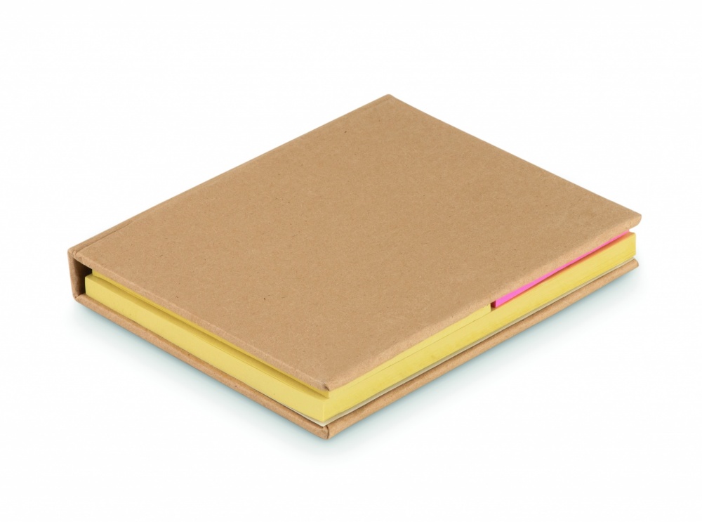 Logo trade promotional gift photo of: Sticky note memo pad recycled