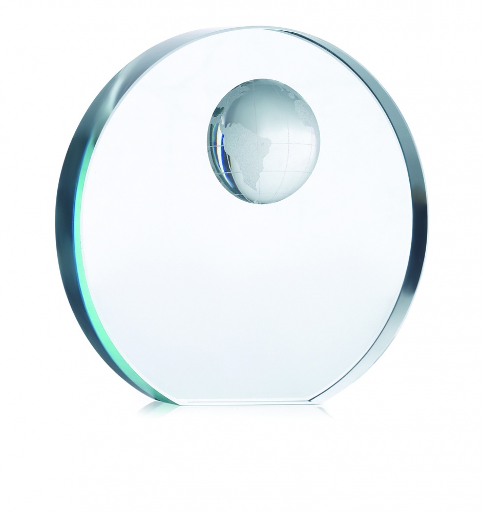 Logotrade promotional gift image of: Globe glass trophy