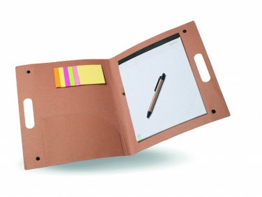 Logo trade corporate gifts image of: Conference folder recycled