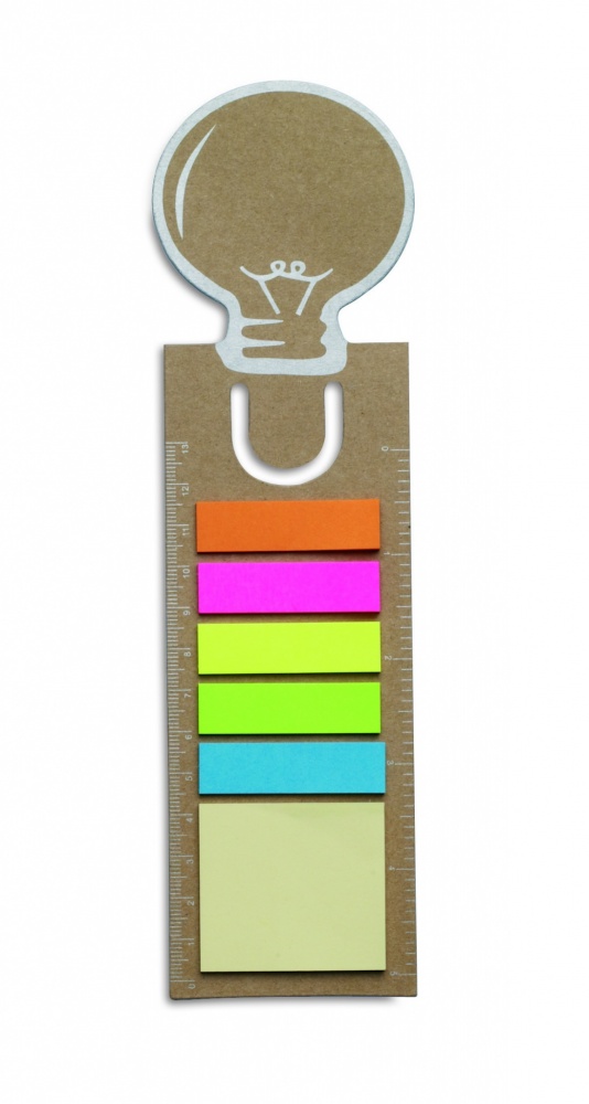 Logotrade promotional product image of: Bookmark with sticky memo pad