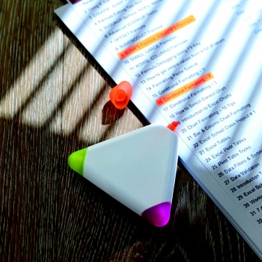 Logotrade promotional items photo of: Triangular highlighter