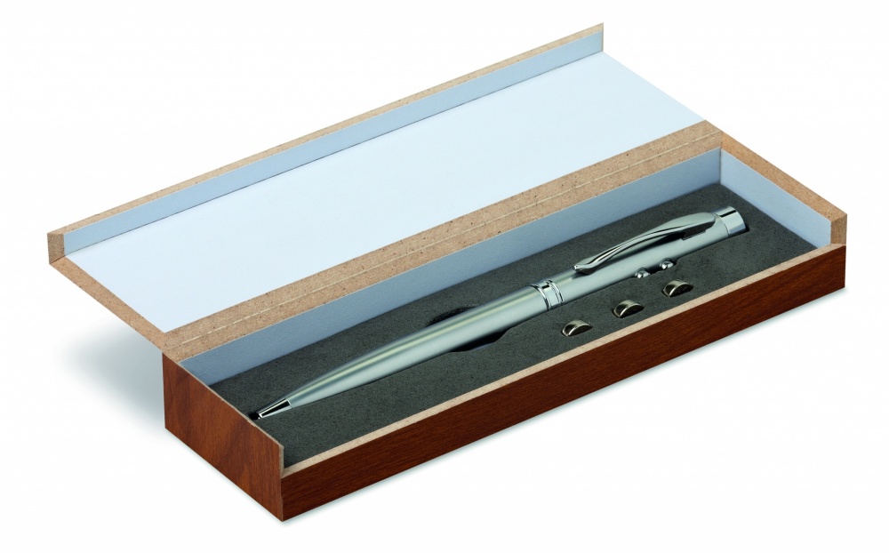 Logo trade promotional product photo of: Laser pointer in wooden box