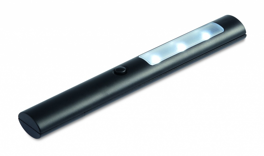 Logo trade promotional merchandise photo of: 3 LED torch with magnet