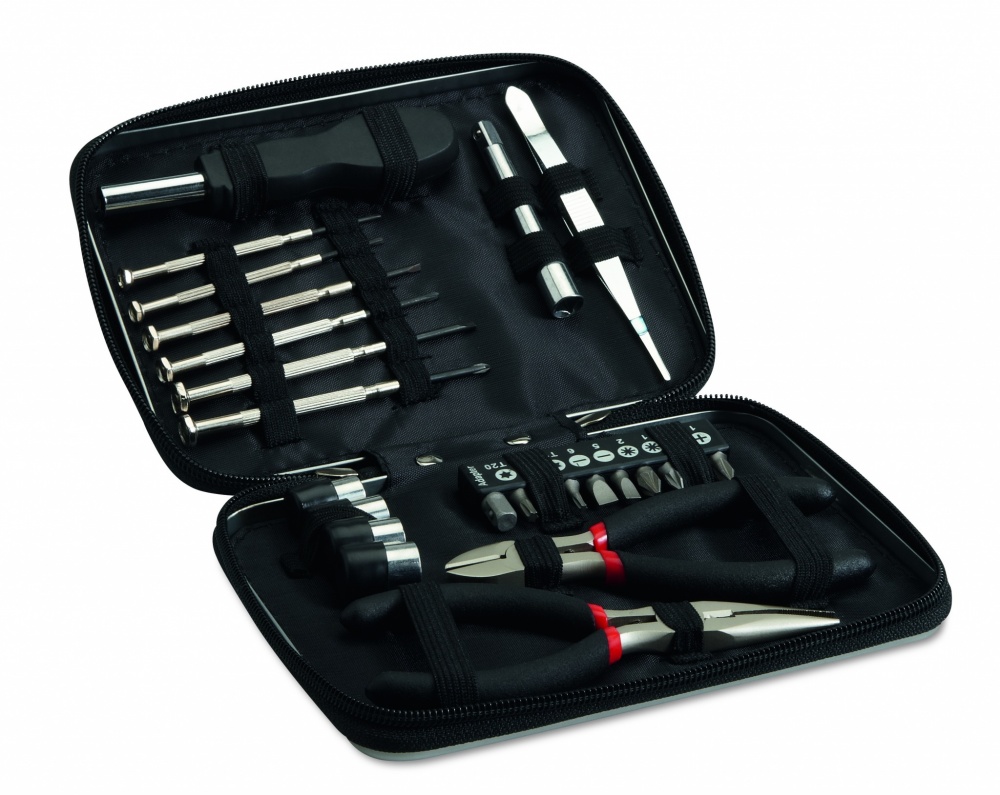 Logotrade business gifts photo of: 26 pcs tool in aluminium case