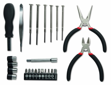 Logotrade promotional merchandise photo of: 26 pcs tool in aluminium case