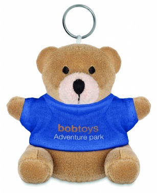 Logo trade promotional product photo of: Teddy bear key ring FINLAND