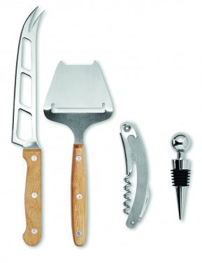 Logo trade advertising products picture of: Cheese and wine set