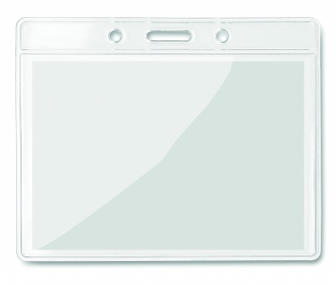 Logo trade promotional products picture of: Transparent badge 10cmx8cm